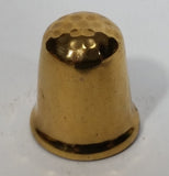 Vintage Gold Tone Porcelain Thimble Made in Japan