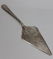 Vintage Etched Silver Plated Italy Cake Server