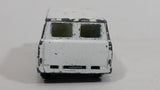 Vintage 1981 Yatming No. 1501 Ambulance Medics Van White Die Cast Toy Car Emergency Rescue Vehicle Universal Studios