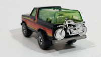 1982 Hot Wheels Ford Bronco Black Die Cast Toy Car SUV Vehicle BW Malaysia - Treasure Valley Antiques & Collectibles