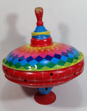 Vintage Automatic LBZ Rainbow Choral Top Spinning Metal Top