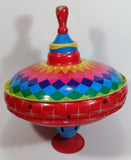 Vintage Automatic LBZ Rainbow Choral Top Spinning Metal Top