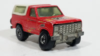 1982 Hot Wheels Ford Bronco Red Die Cast Toy Car SUV Vehicle BW Malaysia - Treasure Valley Antiques & Collectibles