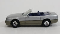 1991 Matchbox Superfast Mercedes-Benz 500SL Convertible Silver Grey Die Cast Toy Car Vehicle