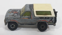 1982 Hot Wheels Ford Bronco Black Die Cast Toy Car SUV Vehicle BW Malaysia with White Canopy - Treasure Valley Antiques & Collectibles