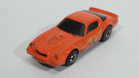 1991 Hot Wheels Chevrolet Camaro Z28 Orange Die Cast Toy Muscle Car Vehicle McDonald's Happy Meal #1 - Treasure Valley Antiques & Collectibles