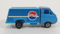 Vintage Yatming Style Pepsi-Cola Soda Pop Beverages Blue Delivery Truck Die Cast Toy Car Vehicle Made in Hong Kong