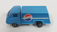 Vintage Yatming Style Pepsi-Cola Soda Pop Beverages Blue Delivery Truck Die Cast Toy Car Vehicle Made in Hong Kong