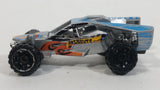 2014 Hot Wheels Off-Road Team Hot Wheels Corkscrew Buggy Silver Die Cast Toy Car Vehicle