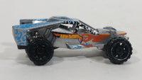 2014 Hot Wheels Off-Road Team Hot Wheels Corkscrew Buggy Silver Die Cast Toy Car Vehicle