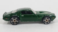 2012 Hot Wheels '73 Pontiac Firebird Trans Am Brewster Green Die Cast Toy Muscle Car Vehicle