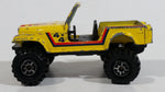 Vintage Yatming Jeep 4x4 Yellow No. 1092 Die Cast Toy Car Vehicle