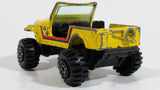 Vintage Yatming Jeep 4x4 Yellow No. 1092 Die Cast Toy Car Vehicle