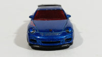 2011 Hot Wheels Porsche 911 GT3 RS Metalflake Dark Blue Die Cast Toy Car Vehicle