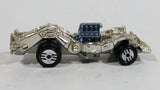 1987 Hot Wheels Speed Demons Phantomachine Chrome with Blue Engine Die Cast Toy Car Soldier Robot Vehicle