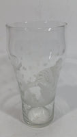 Collectible Libbey Enjoy Coca-Cola Coke Santa Claus Soda Pop Beverage Clear Glass Cup