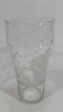 Collectible Libbey Enjoy Coca-Cola Coke Santa Claus Soda Pop Beverage Clear Glass Cup