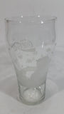 Collectible Libbey Enjoy Coca-Cola Coke Santa Claus Soda Pop Beverage Clear Glass Cup