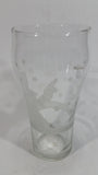 Collectible Libbey Enjoy Coca-Cola Coke Santa Claus Soda Pop Beverage Clear Glass Cup