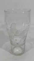 Collectible Libbey Enjoy Coca-Cola Coke Santa Claus Soda Pop Beverage Clear Glass Cup