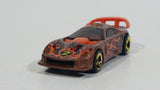 2003 Hot Wheels Flamin' Hot Wheels Callaway C7 Metalflake Copper Die Cast Toy Car Vehicle