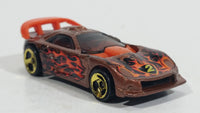 2003 Hot Wheels Flamin' Hot Wheels Callaway C7 Metalflake Copper Die Cast Toy Car Vehicle