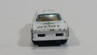 1980s Yatming Dodge Monaco Sheriff Highway Patrol 18 Police Cop White Black Die Cast Toy Car Emergency Rescue Vehicle - Treasure Valley Antiques & Collectibles