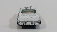 1980s Yatming Dodge Monaco Sheriff Highway Patrol 18 Police Cop White Black Die Cast Toy Car Emergency Rescue Vehicle - Treasure Valley Antiques & Collectibles