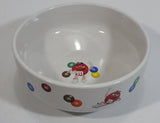 2004 M & M's Characters Chocolate Candies Sweets Ceramic White Snack Bowl Collectible - Treasure Valley Antiques & Collectibles