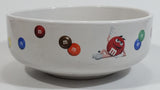 2004 M & M's Characters Chocolate Candies Sweets Ceramic White Snack Bowl Collectible - Treasure Valley Antiques & Collectibles