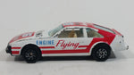 Vintage Yatming Toyota Celica Flying Engine #36 No. 1036 White Red Die Cast Toy Race Car Vehicle