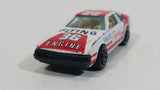 Vintage Yatming Toyota Celica Flying Engine #36 No. 1036 White Red Die Cast Toy Race Car Vehicle