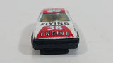 Vintage Yatming Toyota Celica Flying Engine #36 No. 1036 White Red Die Cast Toy Race Car Vehicle