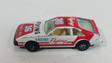 Vintage Yatming Toyota Celica Flying Engine #36 No. 1036 White Red Die Cast Toy Race Car Vehicle