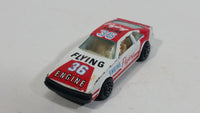 Vintage Yatming Toyota Celica Flying Engine #36 No. 1036 White Red Die Cast Toy Race Car Vehicle