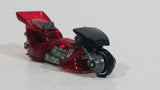 2002 Hot Wheels Fright Bike Motorcycle Red Die Cast Toy Car Vehicle - Treasure Valley Antiques & Collectibles