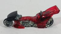 2002 Hot Wheels Fright Bike Motorcycle Red Die Cast Toy Car Vehicle - Treasure Valley Antiques & Collectibles