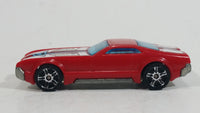 2008 Hot Wheels Track Stars CCM Country Club Muscle Red Plastic Body Die Cast Toy Muscle Car Vehicle