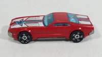 2008 Hot Wheels Track Stars CCM Country Club Muscle Red Plastic Body Die Cast Toy Muscle Car Vehicle