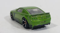 2013 Hot Wheels Workshop Then and Now Custom '07 Ford Mustang Metallic Green Die Cast Toy Muscle Car Vehicle