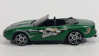 2003 Hot Wheels B-Day Jaguar XK-8 Convertible Metallic Green Die Cast Toy Car Vehicle - Treasure Valley Antiques & Collectibles