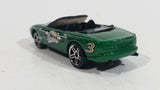 2003 Hot Wheels B-Day Jaguar XK-8 Convertible Metallic Green Die Cast Toy Car Vehicle