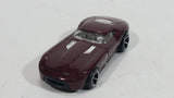 2009 Hot Wheels Fast FeLion Burgundy Maroon Dark Red Die Cast Toy Car Vehicle