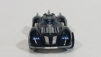 2012 Hot Wheels Batman Vehicles Then and Now Arkham Asylum Batmobile Black Die Cast Toy Car Superhero Vehicle