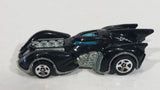 2012 Hot Wheels Batman Vehicles Then and Now Arkham Asylum Batmobile Black Die Cast Toy Car Superhero Vehicle