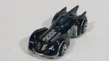 2012 Hot Wheels Batman Vehicles Then and Now Arkham Asylum Batmobile Black Die Cast Toy Car Superhero Vehicle