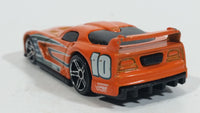 2008 Hot Wheels Top Speed GT Dodge Viper GTS-R Orange Die Cast Toy Super Car Vehicle - Treasure Valley Antiques & Collectibles