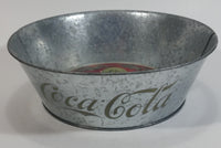 Coca-Cola Coke Soda Pop Beverage At Fountains 5¢ In Bottles Galvanized Metal Dish