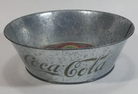 Coca-Cola Coke Soda Pop Beverage At Fountains 5¢ In Bottles Galvanized Metal Dish