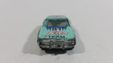 Vintage Yatming Dodge Charger Teal Blue #81 Auto Team No. 1081 Die Cast Toy Car Vehicle with Opening Doors - Made in Hong Kong